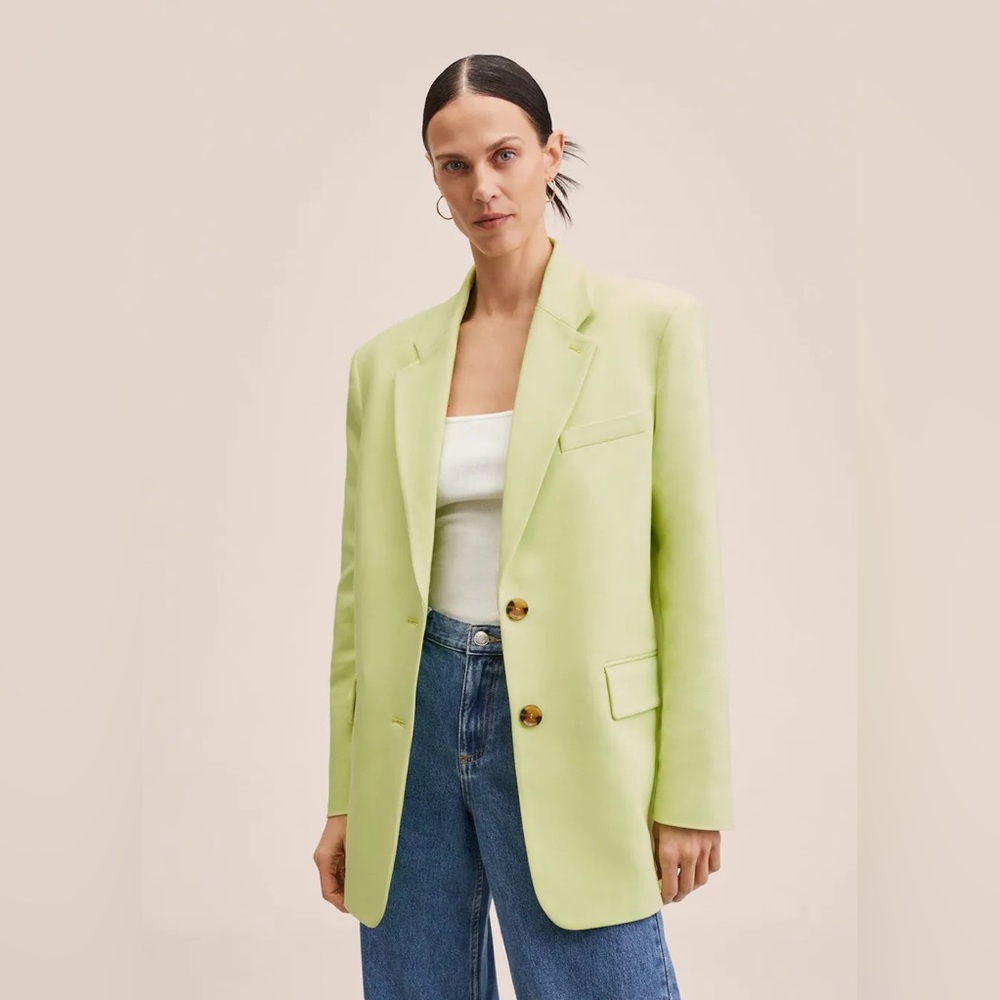 Mango Oversized structured blazer- Size M